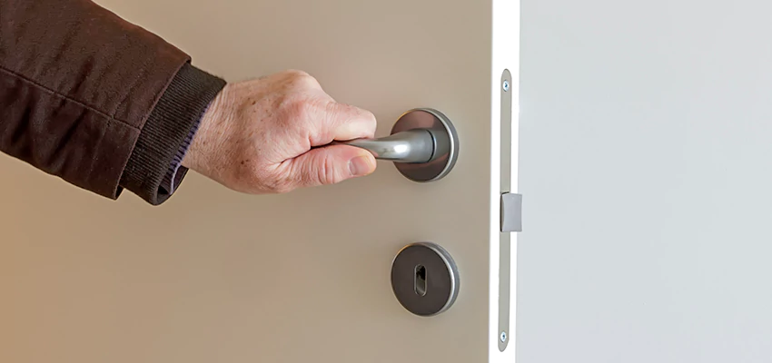 Restroom Locks Privacy Bolt Installation in Redding, California
